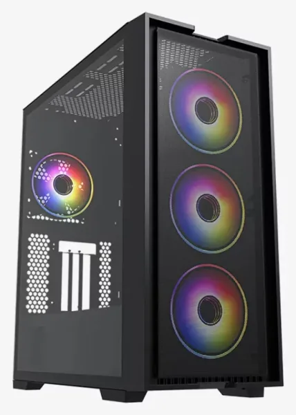 Caja Atx Hiditec Gaming H2 Air ARGB Black E-Atx