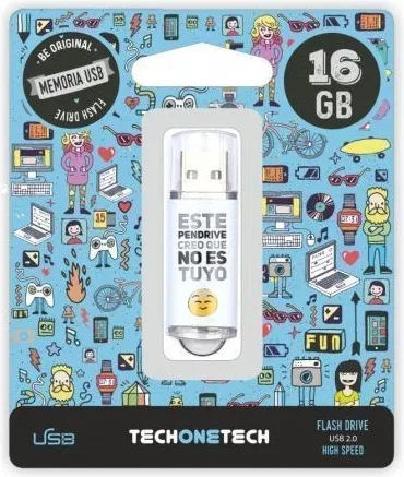 Pendrive 16GB Tech One Tech No Es Tuyo USB 2.0