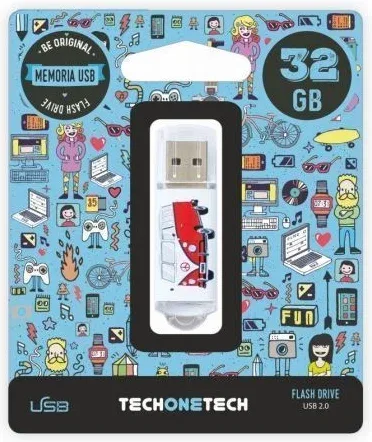 Pendrive 32GB Tech One Tech Camper VAN-VAN USB 2.0