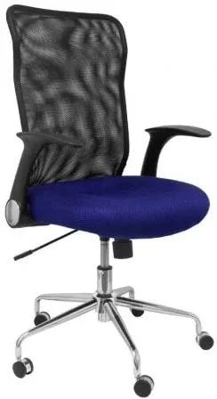 Silla de Oficina Piqueras y Crespo Minaya 4031AZ/ Azul y Negra