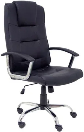 Silla de Oficina Piqueras y Crespo Guadalimar Similpiel 280DBSPNE/ Negro