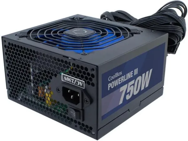Fuente de alimentacion coolbox powerline iii gaming atx 750w