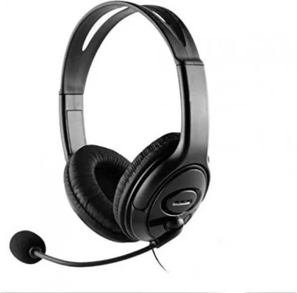Auriculares Coolbox Coolchat U1 Negro Microfono Alambrico USB