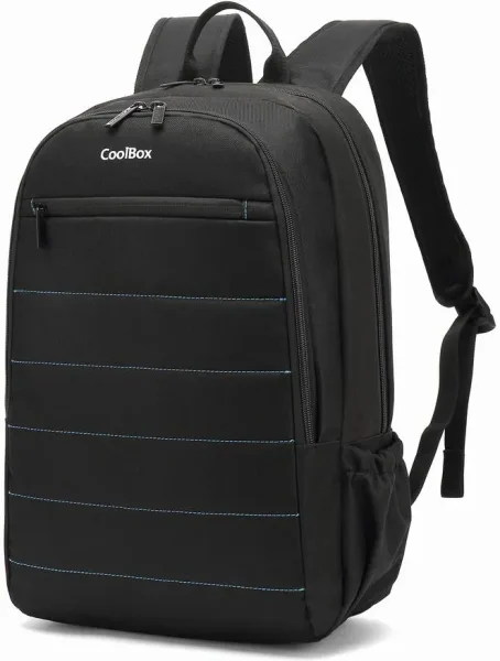 Coolbox Mochila Portatil 15.6" Negro - Impermeable