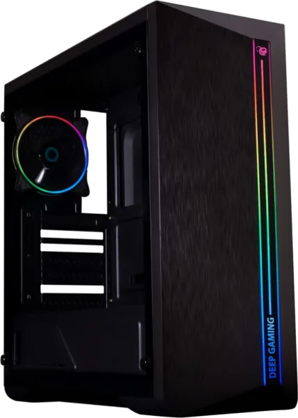 Caja ordenador gaming deep gaming dgc200 RGB atx USB 3.0 sin fuente