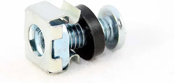 Juego de Tornillos de Metal para Armarios Servidores 50 Uds Tornillo + Grapa