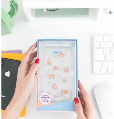 Carcasa para Iphone X/Xs Slow Collection-Case Sloth Mr. Wonderful Woa09852Em