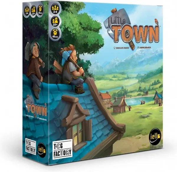 Juego de mesa little town construye tu pueblo