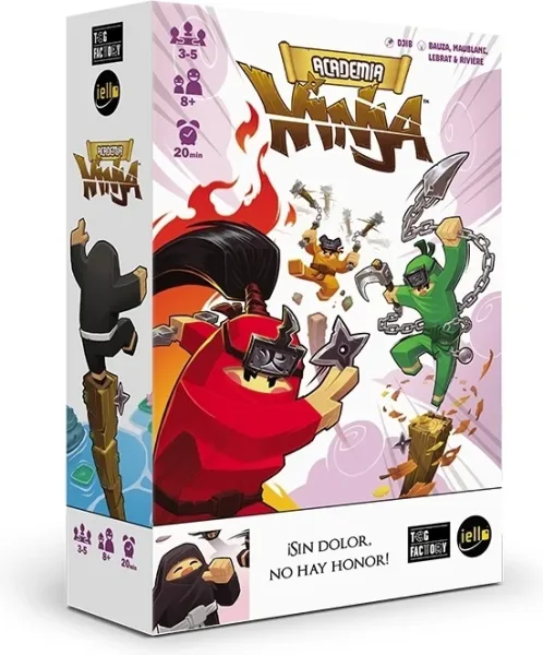 Juego de mesa de cartas academia ninja