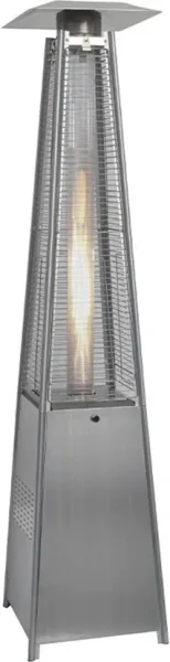 Estufa de exterior thulos th - ext11 plateada