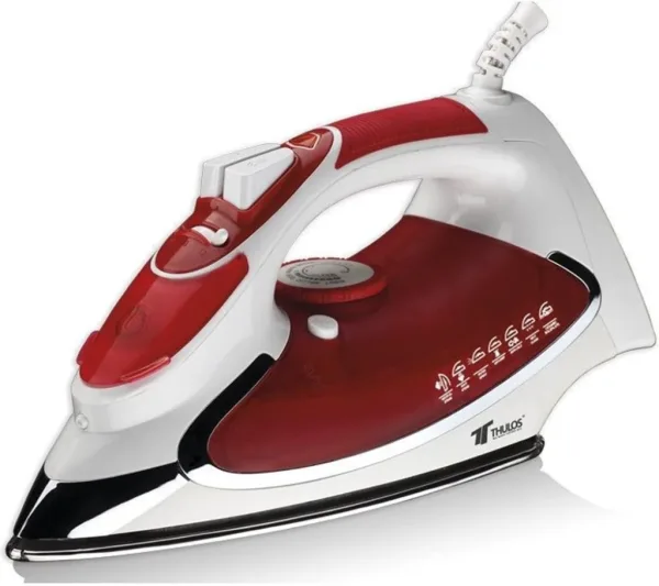 Plancha de vapor thulos th - pv2201 rojo 2200w