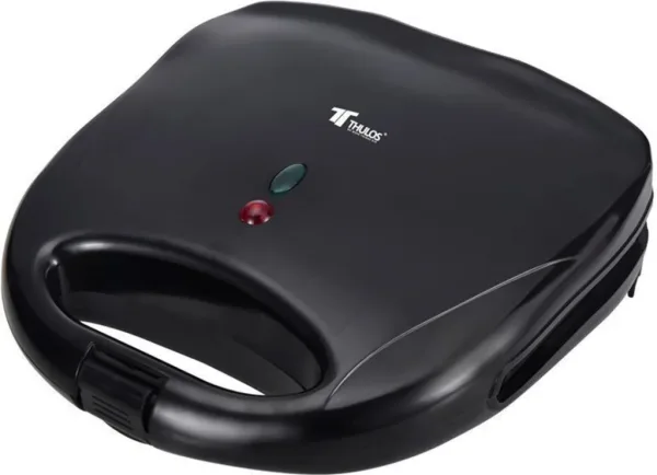 Sandwichera thulos th - sw11 negro 750w 2 cavidades
