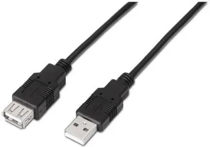 Cable Aisens USB 2.0 Tipo a M-A H Negro 3.0M