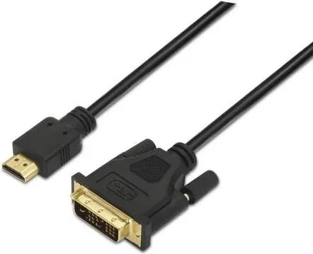 Cable HDMI Aisens A117-0090/ DVI Macho - HDMI Macho/ 1.8m/ Negro