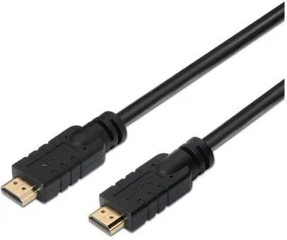 Cable HDMI Aisens 1.4 A119-0103/ HDMI Macho - HDMI Macho/ 15m/ Negro