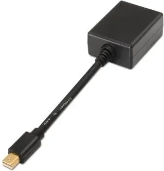 Conversor Aisens Mini DisplayPort a Svga Mdp/M-Svga/H Negro 15Cm