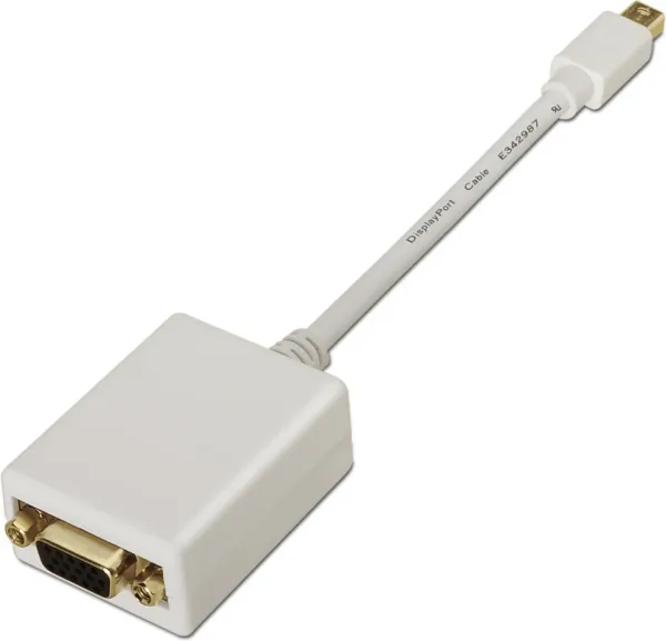 Conversor Aisens Mini DisplayPort a Svga Mdp/M-Svga/H Blanco 15Cm