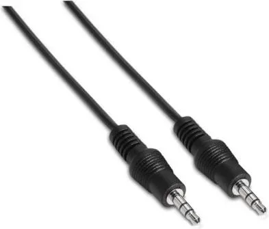 Cable Estéreo Aisens A128-0142/ Jack 3.5 Macho - Jack 3.5 Macho/ Hasta 0.1W/ 1.5m/ Negro