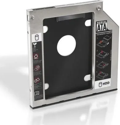 Adaptador Aisens Disco Duro 70Mm Unidad Optica Portatil de 95Mm