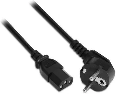 Cable Alimentación Aisens A132-0167/ CEE(7-7) Macho - C13 Hembra/ Hasta 1500W/ 1.5m/ Negro