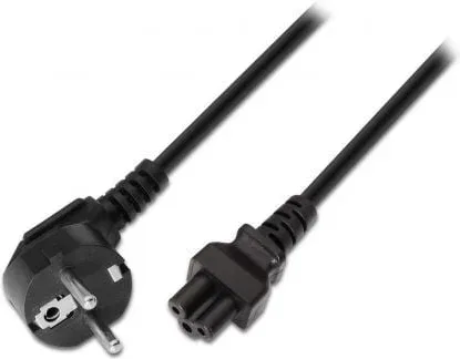 Cable Alimentación Trébol Aisens A132-0172/ CEE(7-7) Macho - C5 Hembra/ Hasta 1500W/ 1.5m