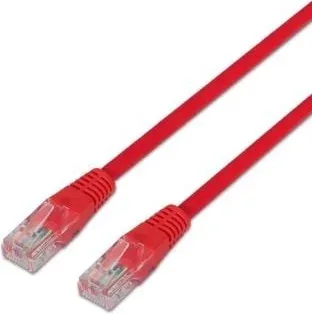 Cable de Red RJ45 UTP Aisens A133-0189 Cat.5e/ 2m/ Rojo