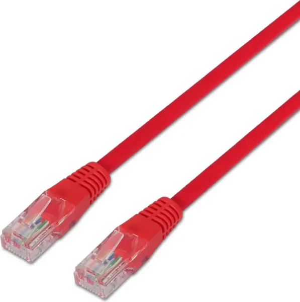 Cable de Red Aisens Latiguillo Rj45 Cat.6 Utp Awg24 Rojo 1.0M