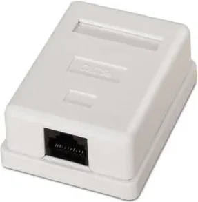 Roseta de Superficie Aisens Rj45 Cat.5E Utp 1 Toma Blanco