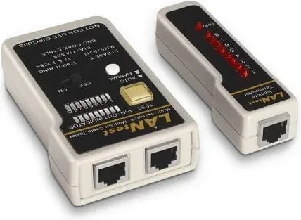 Tester Aisens A142-0314 para RJ11-RJ12-RJ45/ Coaxial