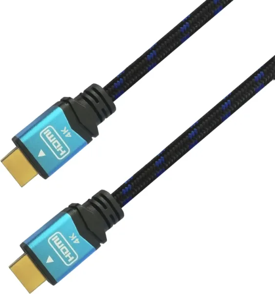 Cable HDMI Aisens V2.0 Premium 4K60Hz 18Gbps A/M-A/M 0.5M Negro Azul