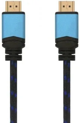 Cable HDMI 2.0 4K Aisens A120-0360/ HDMI Macho - HDMI Macho/ 10m/ Negro y Azul