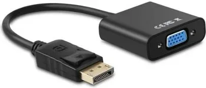 Conversor Aisens A125-0367/ DisplayPort Macho - VGA Hembra/ 15cm/ Negro
