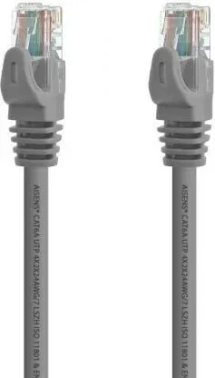 Cable Red Aisens Latiguillo Rj45 Lszh Cat.6A Utp Awg24 2.0M Gris