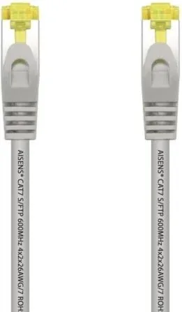 Cable de Red RJ45 S/FTP Aisens A146-0332 Cat.7/ 25cm/ Gris