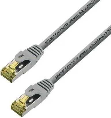 Cable Red Aisens Latiguillo Rj45 Lszh Cat.7 Sftp Pimf 2.0M Gris