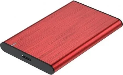 Caja Externa para Disco Duro de 2.5" Aisens ASE-2525RED/ USB 3.1/ Sin tornillos