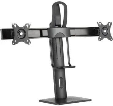 Soporte de Sobremesa con Contrapeso para 2 Monitores Aisens DT27TSR-065/ Giratorio/ Inclinable/ hasta 6kg