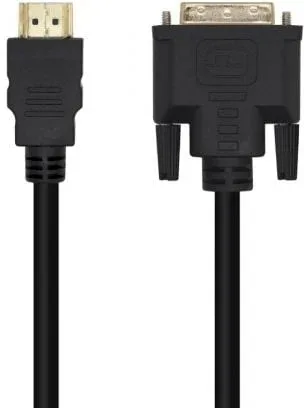 Cable HDMI Aisens A117-0451/ DVI Macho - HDMI Macho/ 3m/ Negro