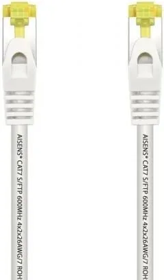 Cable Red Aisens Latiguillo Rj45 Lszh Cat.7 Sftp Pimf 1.0M Blanco