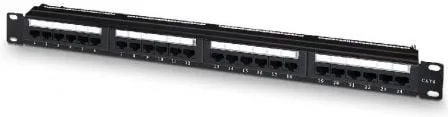 Patch Panel Aisens A141-0509/ 24 Puertos/ Cat.6/ Altura 1U/ Gestión de Cables