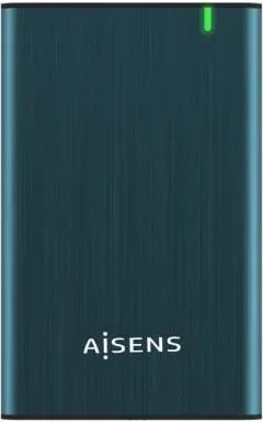Caja Externa para Disco Duro de 2.5" Aisens ASE-2525PB/ USB 3.0/ Sin tornillos