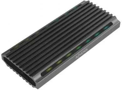 Caja Externa para Disco SSD M.2 SATA/NVMe Aisens ASM2-RGB011GR/ USB 3.2 Gen2/ Sin Tornillos