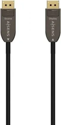 Cable DisplayPort 1.4 AOC 8K Aisens A155-0607/ DisplayPort Macho - DisplayPort Macho/ 15m/ Negro