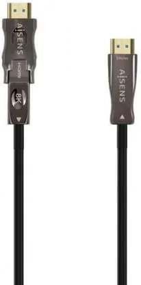 Cable HDMI 2.1 AOC 8K Desmontable Aisens A153-0645/ HDMI Macho / D Macho - HDMI Macho/ 20m/ Negro