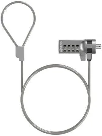 Cable de Seguridad para Portátiles Aisens ASLK-D40N01-SL/ 1.5m