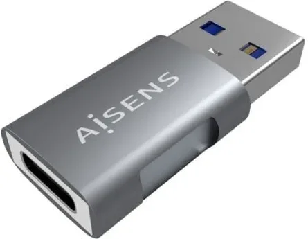 Adaptador USB 3.2 GEN2 Aisens A108-0655/ USB Tipo-C Hembra - USB Macho