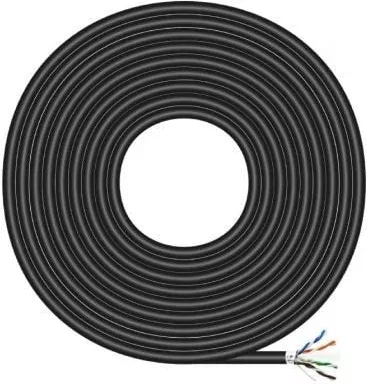Bobina de Cable RJ45 para Exteriores FTP AWG24 Aisens A135-0674 Cat.6/ 305m/ Impermeable/ Negro