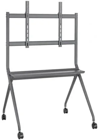 Soporte de Suelo con Ruedas Aisens FT86FE-143 para TV o Pantalla Interactiva 50"-86"/ hasta 120kg