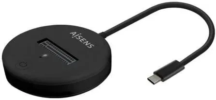 USB-C Dock Aisens M.2 Ngff Asuc-M2D013-Bk SATA/NVMe a Usb3.1 Gen2 Negra