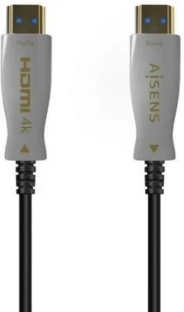 Cable HDMI 2.0 AOC 4K Aisens A148-0698/ HDMI Macho - HDMI Macho/ 100m/ Negro